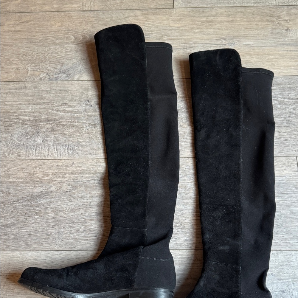 Stuart Weitzman

5050 Over-The-Knee Stretch-Suede Boots
